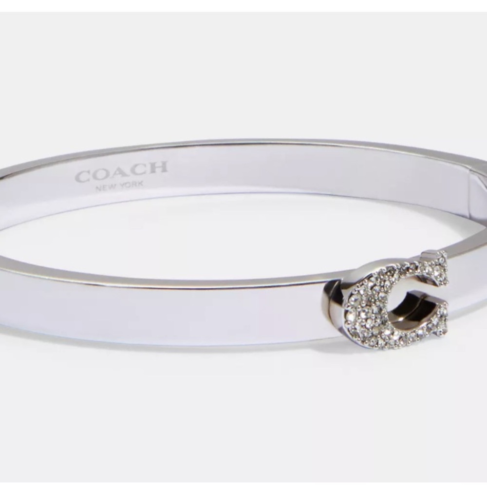 Coach Silver Bangle - Picture 2 of 2